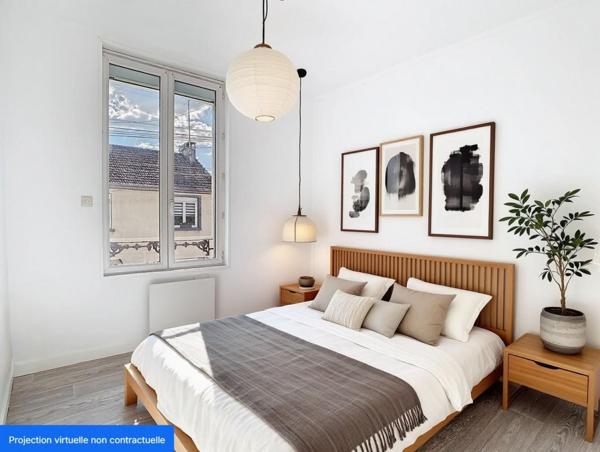 APPARTEMENT T3 - 50M² - 2 CHAMBRES - CAVE - 60140 LIANCOURT