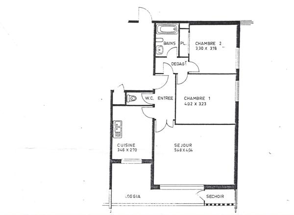 Appartement 68 m² à Marseille 13009