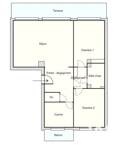 Appartement à vendre 3 pièces 86 m² Cagnes-sur-Mer