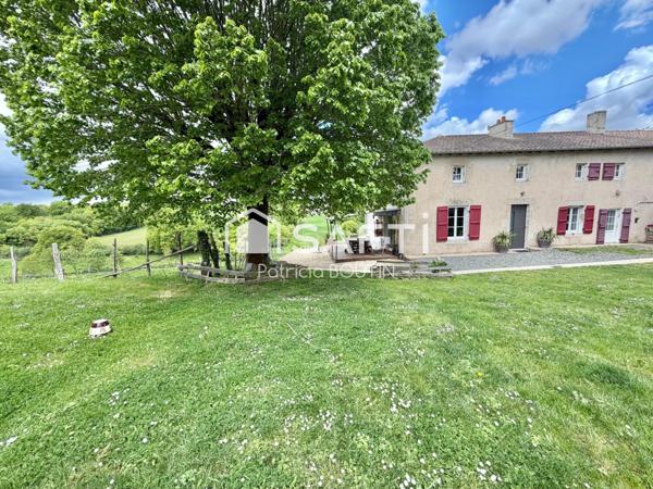 MAISON EN PIERRE 4 CHAMBRES + DÉPENDANCES A MELLE VUE IMPRENABLE !