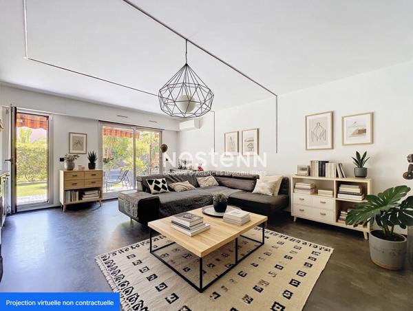 REZ-DE-JARDIN - 2P - 42m² - Golfe Juan - Sud - Parking - Cave