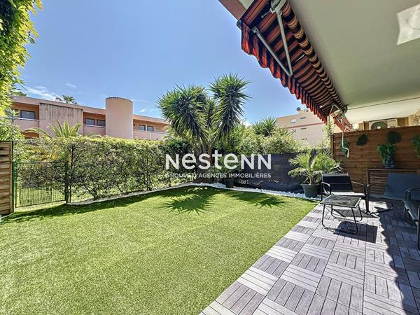 REZ-DE-JARDIN - 2P - 42m² - Golfe Juan - Sud - Parking - Cave