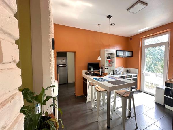 Maison à vendre 5 pièces (31) TOULOUSAINE - T5 - METRO CANAL DU MIDI - PISCINE - JARDIN - LUMINEUX - GRAND GARAGE -