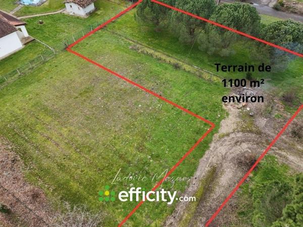 Terrain - 1100 m² Exclusivité efficity