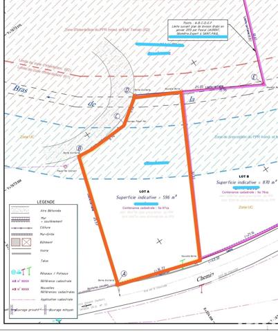 Terrain à vendre 596 m² Saint-Paul