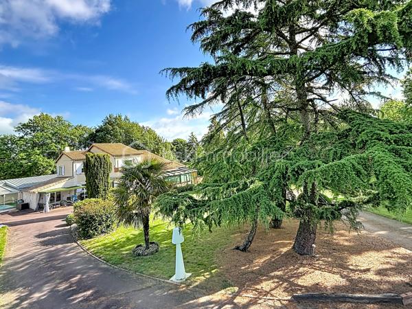 Propriété située à Bressuire, à seulement 5 minutes du centre-ville, édifiée sur un parc arboré d’environ 2 500 m².

Vous débuterez la visite par un hall d’entrée desservant un double séjour chaleureux avec insert à bois, une cuisine aménagée et équipée ouverte sur la terrasse et la véranda, une buanderie, des WC indépendants ainsi qu’un bureau de 18 m².

À l’étage, l’espace nuit se compose d’une suite parentale avec sa salle de bains privative et son accès au balcon offrant une vue sur le parc paysagé, de deux chambres supplémentaires, d’une salle d’eau, de WC indépendants et d’une seconde buanderie.

Vous découvrirez également un véritable espace bien-être comprenant une piscine couverte, un sauna, un spa ainsi qu’un espace salon/salle à manger idéal pour profiter de moments conviviaux en famille ou entre amis.

Côté pratique, cette propriété dispose également d’un garage, d’un préau et de plusieurs dépendances pour le stockage.

Si vous recherchez de grands espaces, de la tranquillité sans vis-à-vis et la proximité immédiate du centre-ville pour le quotidien, cette propriété aux belles prestations saura vous séduire.