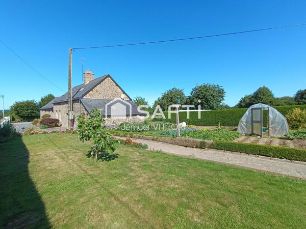 Longère en pierre avec 2 hectares de prairie