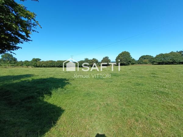 Longère en pierre avec 2 hectares de prairie