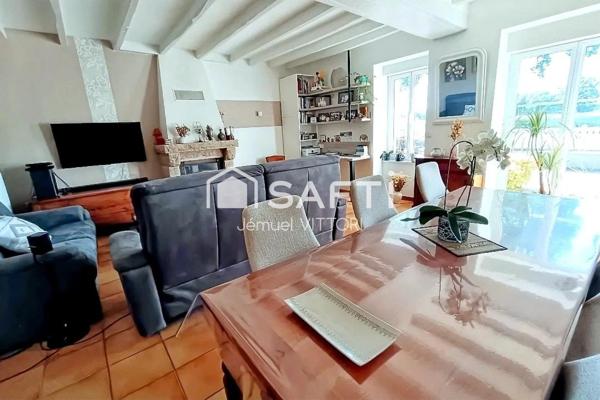 Longère en pierre avec 2 hectares de prairie