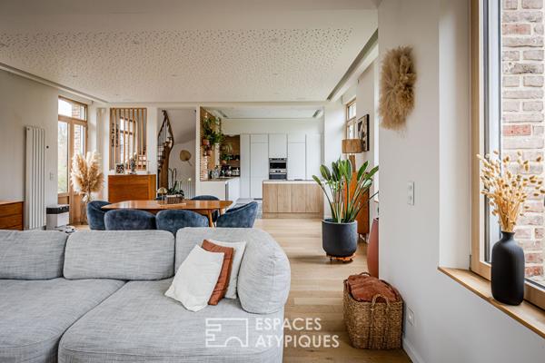 Élégante propriété bourgeoise au fil de l’eau, aux portes d’Amiens Sud avec piscine et gîtes