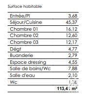 Appartement à vendre 4 pièces 113 m² Aix-en-Provence