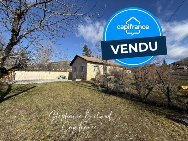 Maison à vendre 4 pièces JARJAYES (05)