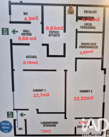 Immeuble à vendre 173 m² Le Quesnoy