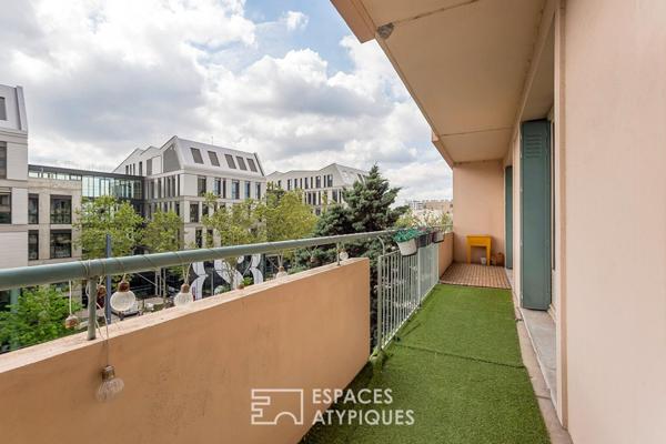 Appartement rénové avec balcon