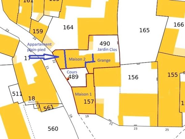 2 maisons + appartement indépendant + grange de 200 m² – Idéal famille ou projet de vie- DPE B (rare)