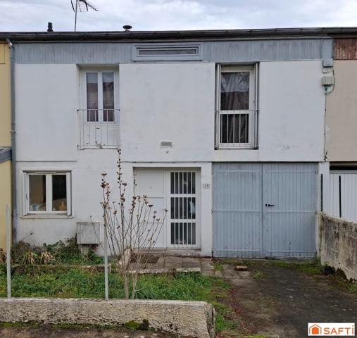 Maison mitoyenne vendu louée de 85m2 avec jardin, 5 pièces dont 3 chambres