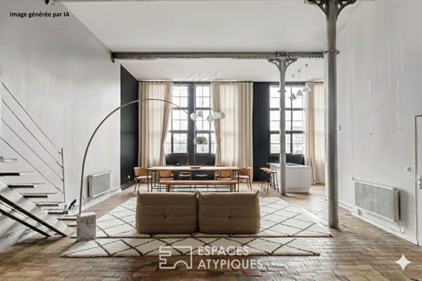 Loft d’exception dans un ancien site textile