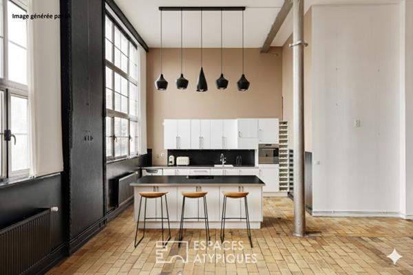 Loft d’exception dans un ancien site textile