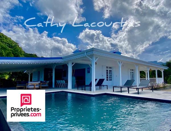 Villa d'exception et et terrain constructible avec vue mer panoramique - Bouillante