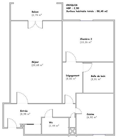 Paris 10ème – Cour des Petites Écuries – 2 pièces de 58 m² – 5e étage avec ascenseur – Balcon – Cave – Parking – Calme absolu sur cour