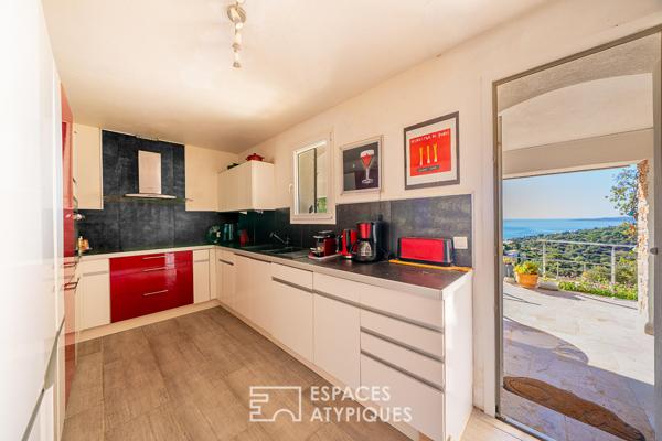 Villa vue mer avec appartement indépendant