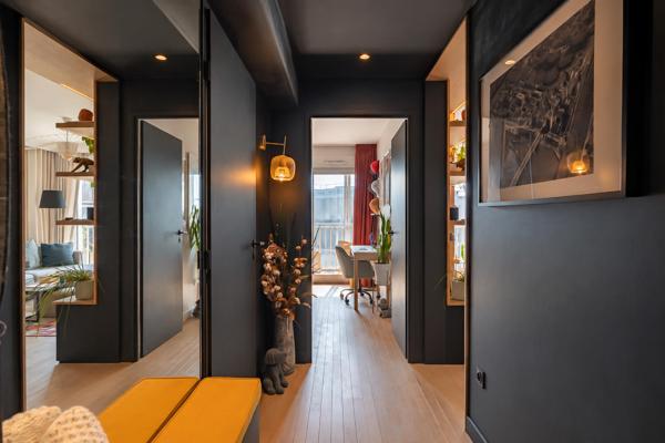 Appartement d’architecte avec balcon vue Seine au dernier étage