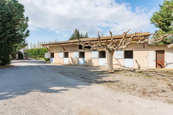 Sénas (13560) MAS 400 M2 - DEPENDANCES 200 M2 - PISCINE - ETANG - TERRAIN 6,4 HA