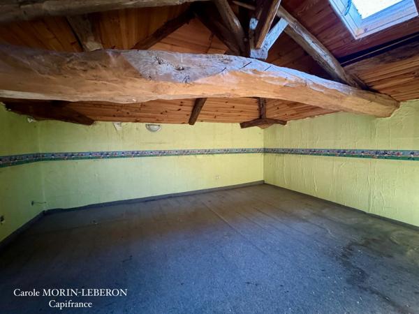 Maison en pierres, 5 pièces, garage et jardin