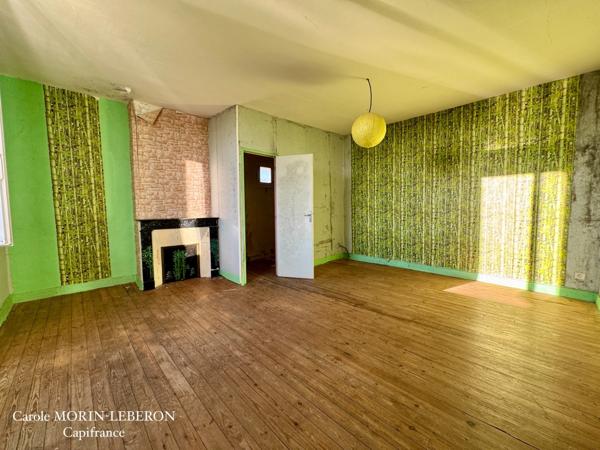 Maison en pierres, 5 pièces, garage et jardin