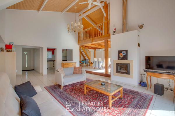 Maison familiale avec piscine, à dix minutes de l’océan