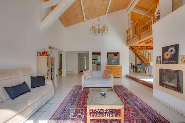 Maison familiale avec piscine, à dix minutes de l’océan