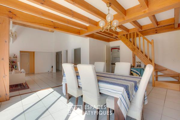 Maison familiale avec piscine, à dix minutes de l’océan