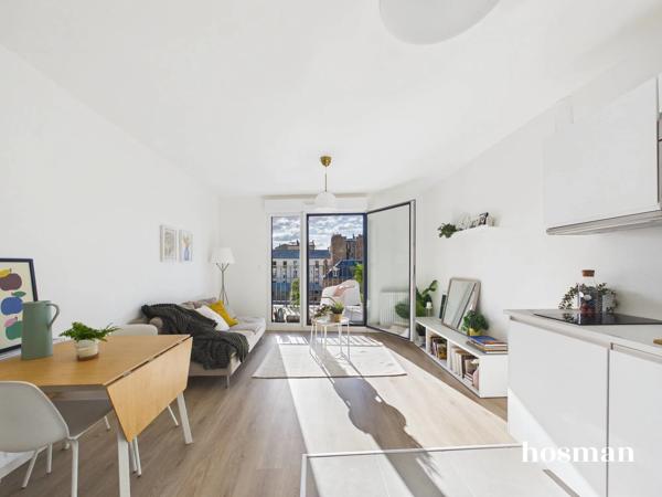 Excellent DPE ! Appartement 2 pièces 46 m² très lumineux avec balcon - Hoche - Rue Vaucanson, Pantin