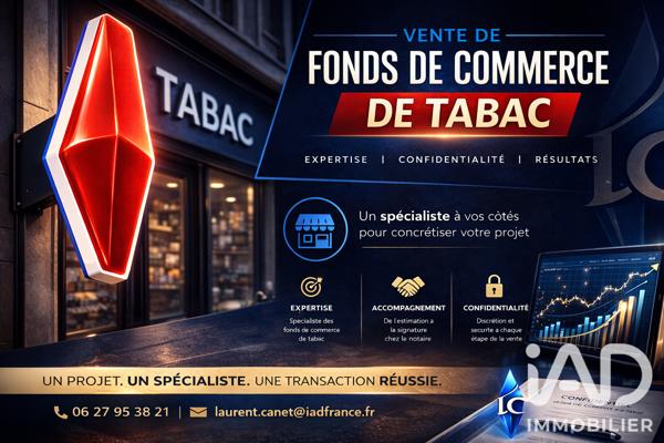 Tabac, Presse, Loto​ à vendre 80 m² Laudun-l'Ardoise