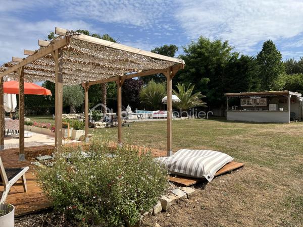 Niort Surimeau, magnifique maison de 350 m² habitable. Ce bien sur 2 niveaux, se compose au rdc d'une grande entrée desservant une buanderie avec wc, d'une lingerie et d'un garage fermé. Vous trouverez en enfilade un grand salon avec poêle à pellets et accès vers l'étage, une grande cuisine aménagée et équipée, une salle à manger et une chambre parentale avec dressing et salle de bains/douche, avec accès terrasse.
A l'étage, palier, 4 chambres dont 2 parentales, dégagement avec rangements et grande pièce loisirs.
La parcelle fait 3693 m² sans vis à vis et arborée. On y trouve une piscine semi enterrée, un bar d'été, 4 petites dépendances de rangement, un grand abri de jardin et un préau attenant à la maison de 200 m².
Toiture et isolation de 2025, portail électrique, terrasse carrelée avec petit salon marocain.
Bien unique sur Niort, à voir rapidement.