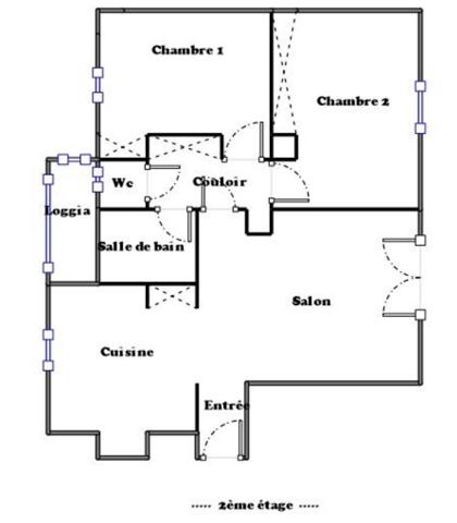 Appartement à vendre 3 pièces 53,67 m² Arles