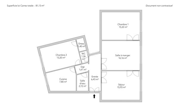 Appartement Paris 16 e - JASMIN