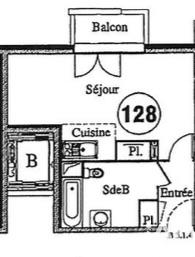 Appartement à vendre 1 pièce 31 m² Bussy-Saint-Georges