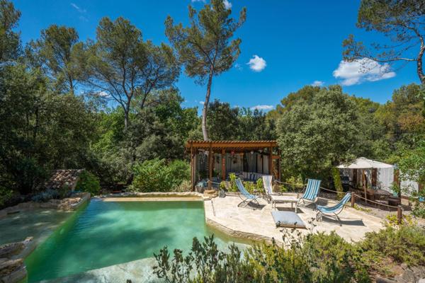 Puget (84360) Paradis Provençal avec piscine à débordement sur la pinède !