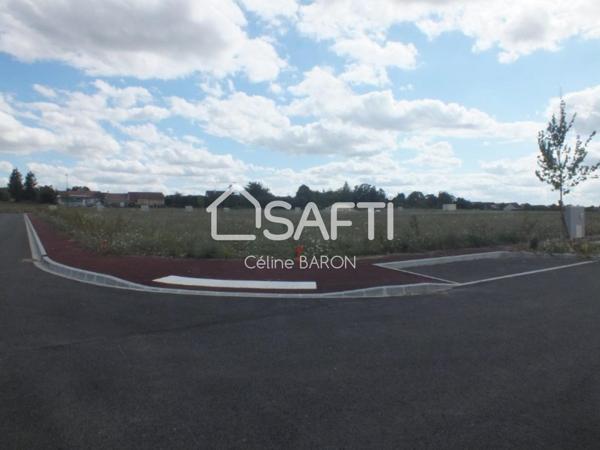 Beau terrain constructible de 1005m²