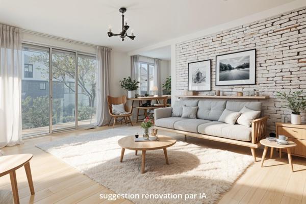 FF4 TRAVERSANT AU CALME BALCON ET GARAGE