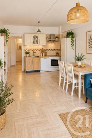 Appartement à vendre  3 pièces - 55 m 2   CANNES  - 06