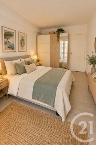 Appartement à vendre  3 pièces - 55 m 2   CANNES  - 06