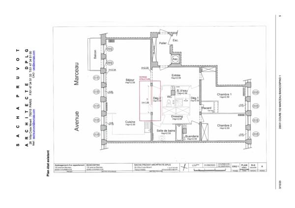 Appartement spacieux avec cave & parking