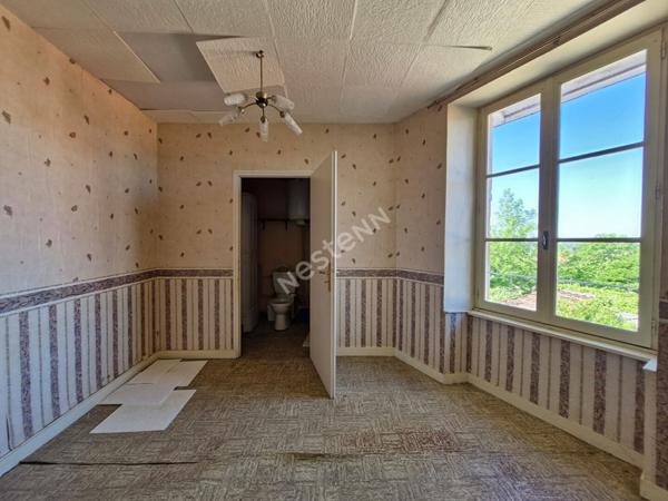 Vaste maison de village avec un agréable jardin proche des commodités avec possibilité de 4 chambres