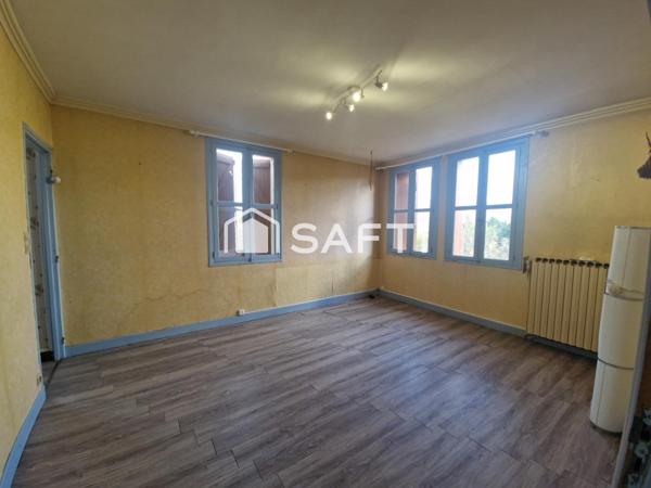 Maison 130 m², 4 chambres.