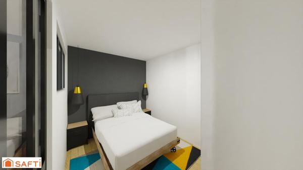 Appartement 2 pièces avec stationnement proche frontière !