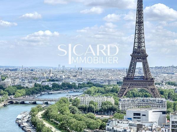 Vue exceptionnelle Tour Eiffel plein ciel – 5 pièces