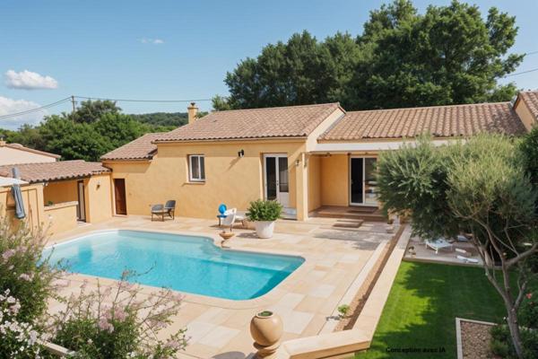 A SAISIR ! Propriété St Didier 84210 PLAIN PIED 8 pièce(s) 160 m2 avec piscine