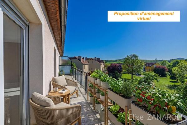 Beau 2 pièces avec balcon et box en sous-sol à Hettange-Grande!